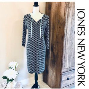 JONES NEW YORK SIGNATURE Midi BoHo Dress